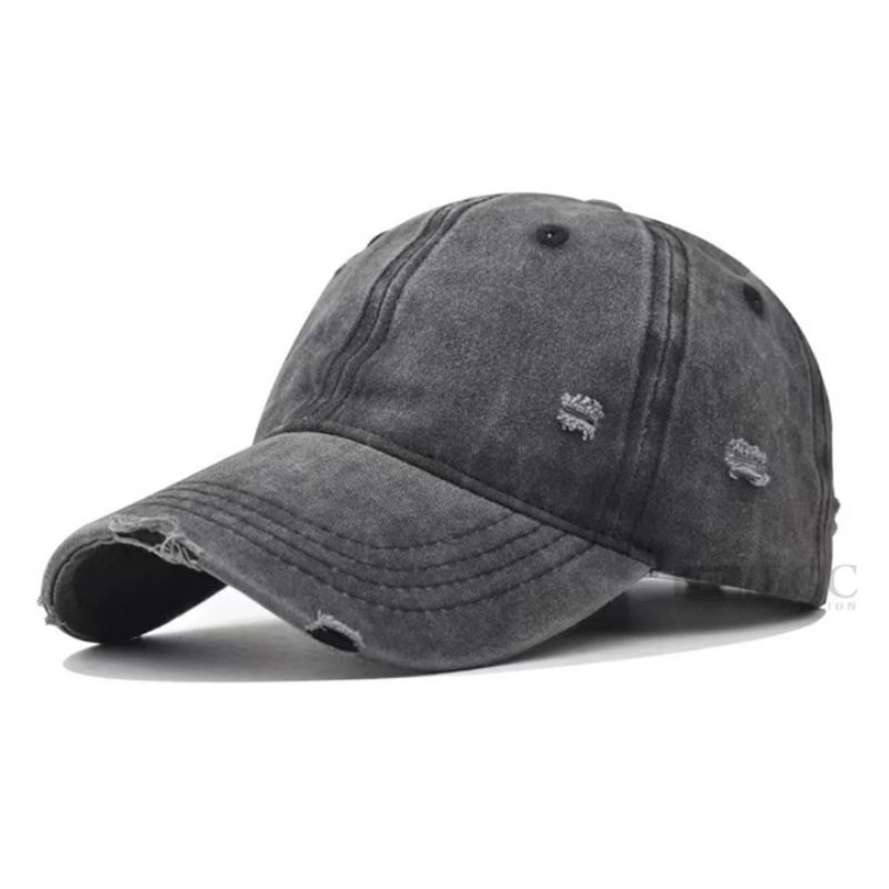 Topi Baseball Vintage Polos Ripped/ Topi Baseball Polos Robek/ Baseball Cap/ Topi Murah / Topi Baseb