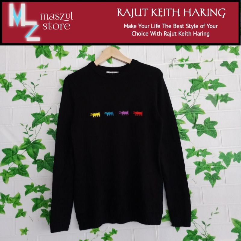 Sweater Rajut Keith Haring Original