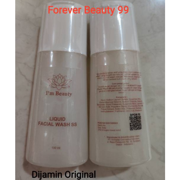 DBS579 COD Im Beauty Liquid Facial wash SS Sensitive Skin  im beauty by Immortal  sabun kulit wajah 
