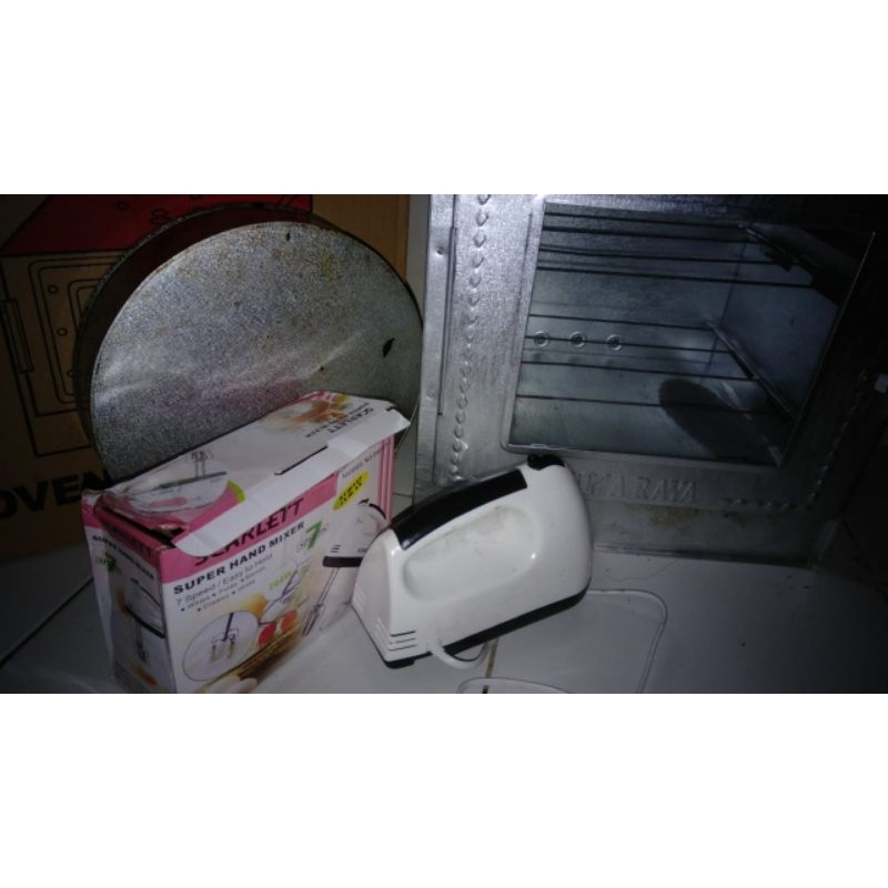 paket oven + mixer preloved