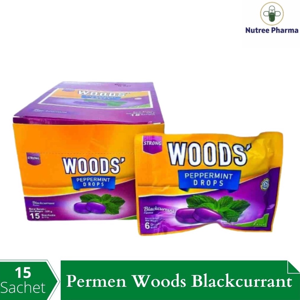 

JCS141 packingaman WOODS PERMEN RASA BLACKCURRANT ISI 15 SACHET