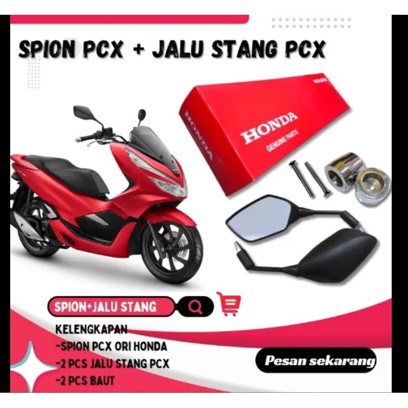 Spion standar pcx plus jalu stang pcx set infort original ahm