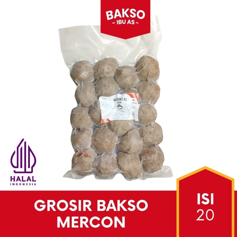 

Grosir Bakso Mercon Premium Ukuran Besar Isi 20