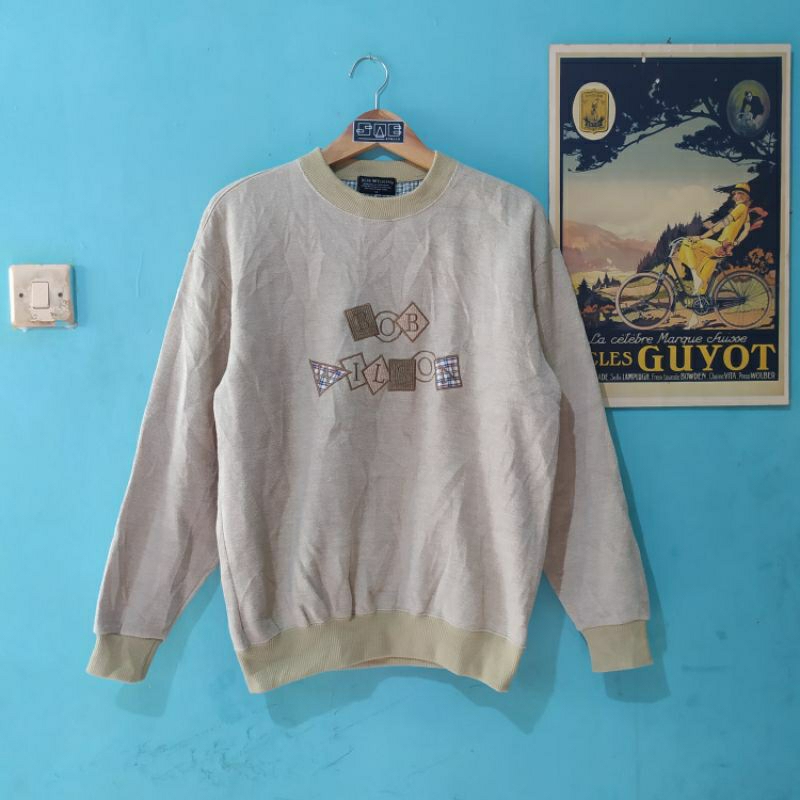 Vintage Bob Wilson Big Logo Crewneck Sweatshirt