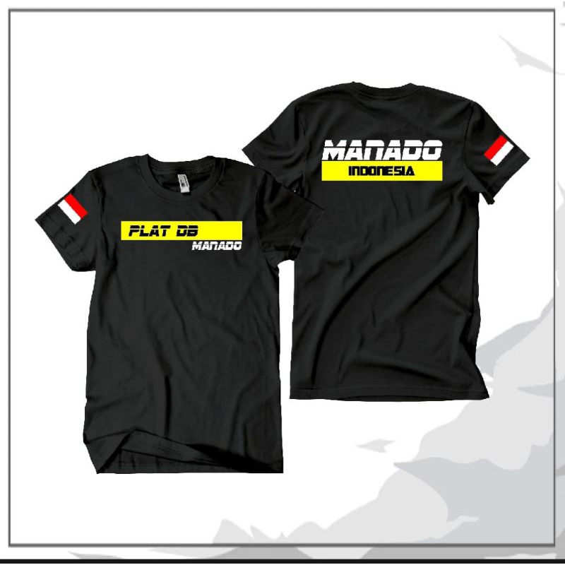 KAOS PLAT DB MANADO INDONESIA