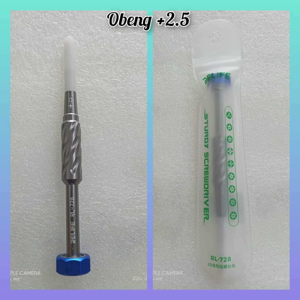 Obeng Satuan Relife RL-728 Obeng Mata (+) 2.5 Obeng RL728 Mata Plus (+) 2.5