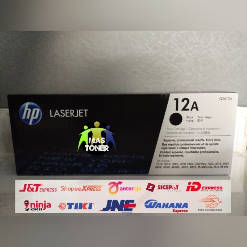 Toner hp laserjet 12a q2612 1010 1012 1015 1020 Baru