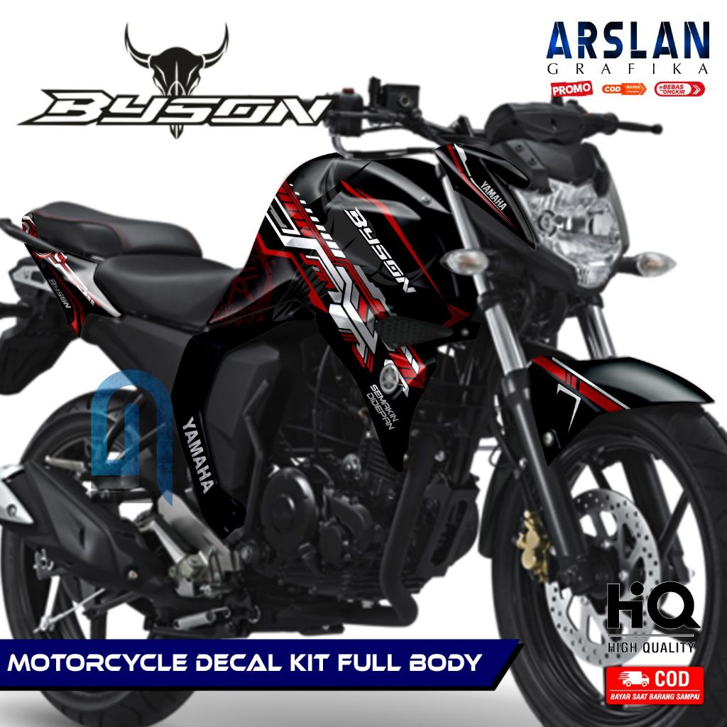 Decal Byson New Decal Byson FI Full Body Stiker Byson Fi Full Body Striping Byson injeksi Konsep Des