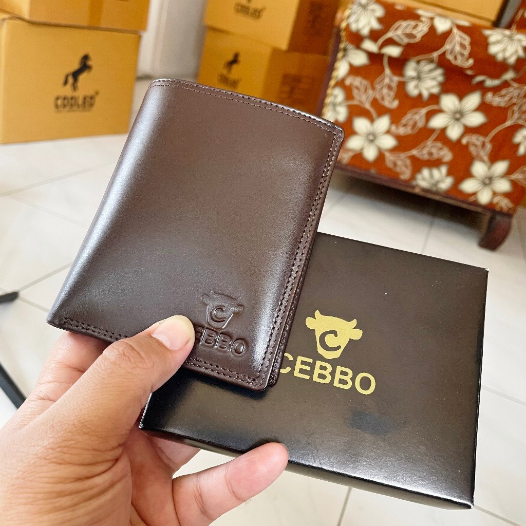 CEBBO BKF Dompet Pria Bahan Kulit SAPI Leather Premium PULL UP