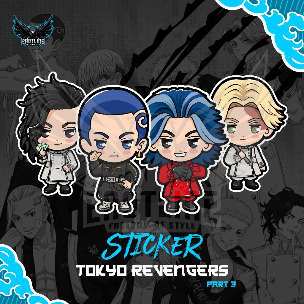 

Stiker Karakter Anime Lucu Chibi Tokyo Revengers Pt 3 Bahan Vinyl Laminasi Doff Lebih Awet dan Tahan Lama Sticker Cute Gemoy Eastlineid