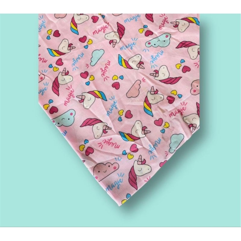 kain katun rayon Viscose motif karakter kuda poni best seller murah meriah