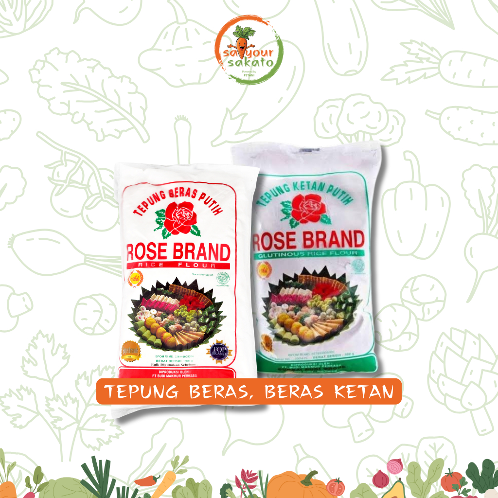 

Tepung Beras Ketan Rose Brand Pack 500gr Saiyour Sakato