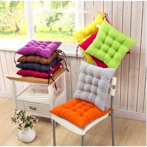 Bantal alas duduk kursi, bantal lesehan ibu hamil isi silikon empuk -