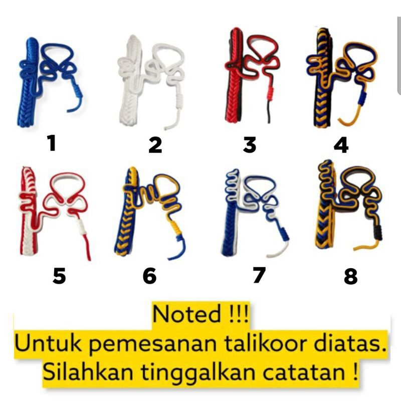 

Tali Koor Taruna 2 dua Tali Komando Tali Pramuka Tali Koor Variasi