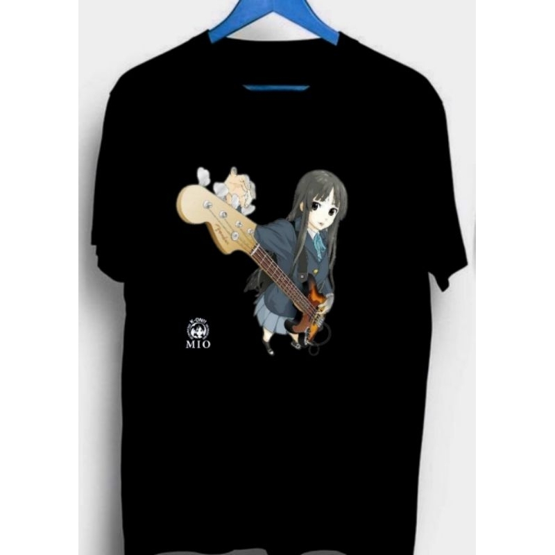 Tshirt Baju Kaos Mio k-on Premium Combed