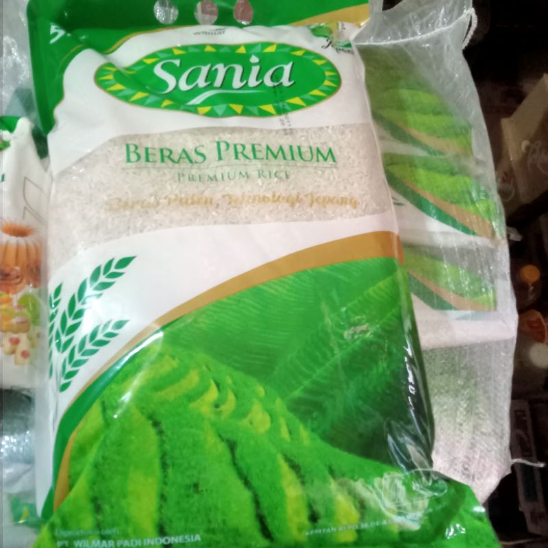 Beras Sania kemasan 5 kg. beras raja Ultima 5kg. Beras Cianjur dikemas 5 kg. beras Cianjur dikemas 2.5 kg (khusus instan)