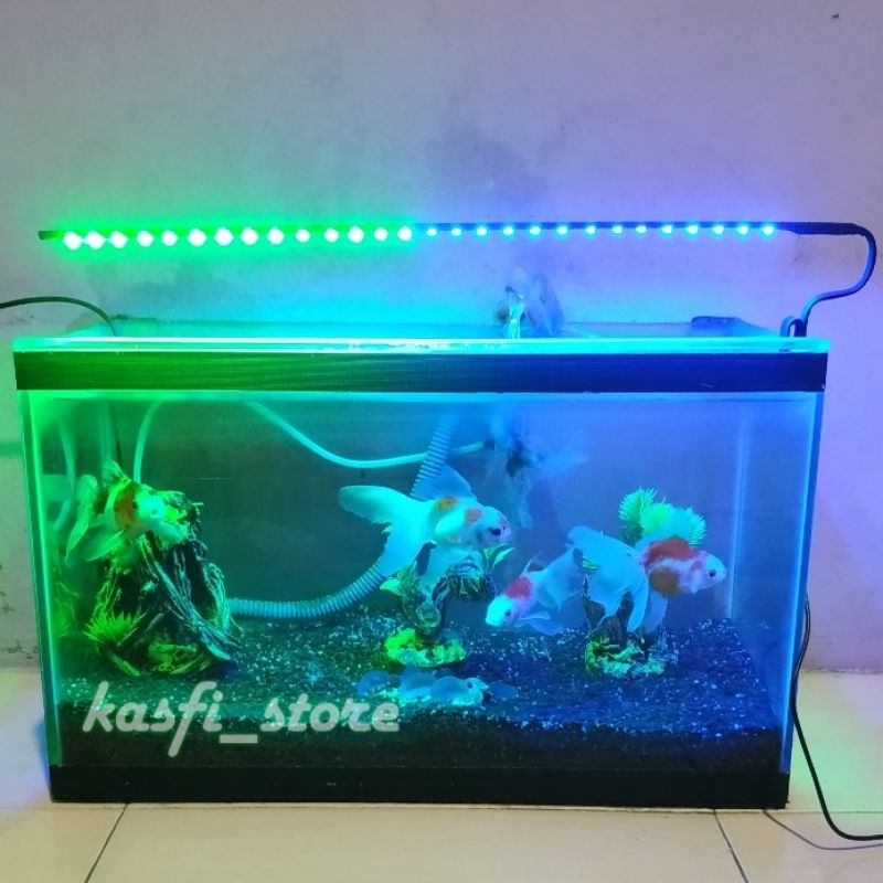 Lampu Aquarium Aquascape LED Smd 50cm Lampu Akuarium Jepit Kabel USB