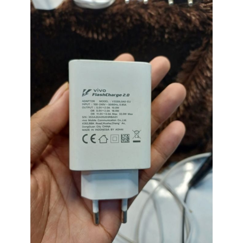 charger original cabutan hp Vivo 33W