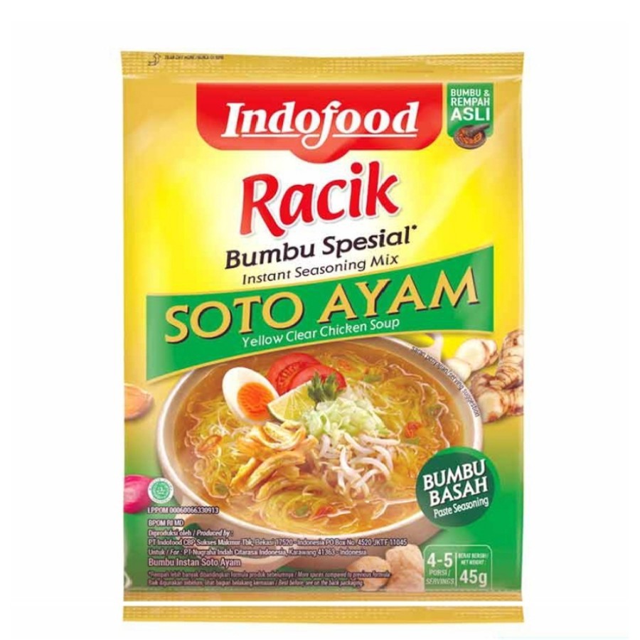 

Indofood Racik Bumbu Spesial Soto Ayam 45 g