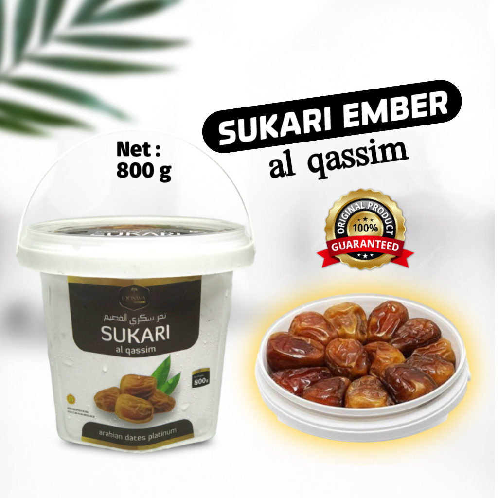 

Sukari Ember Al Qassim 800 gr Kurma Arab Original Premium