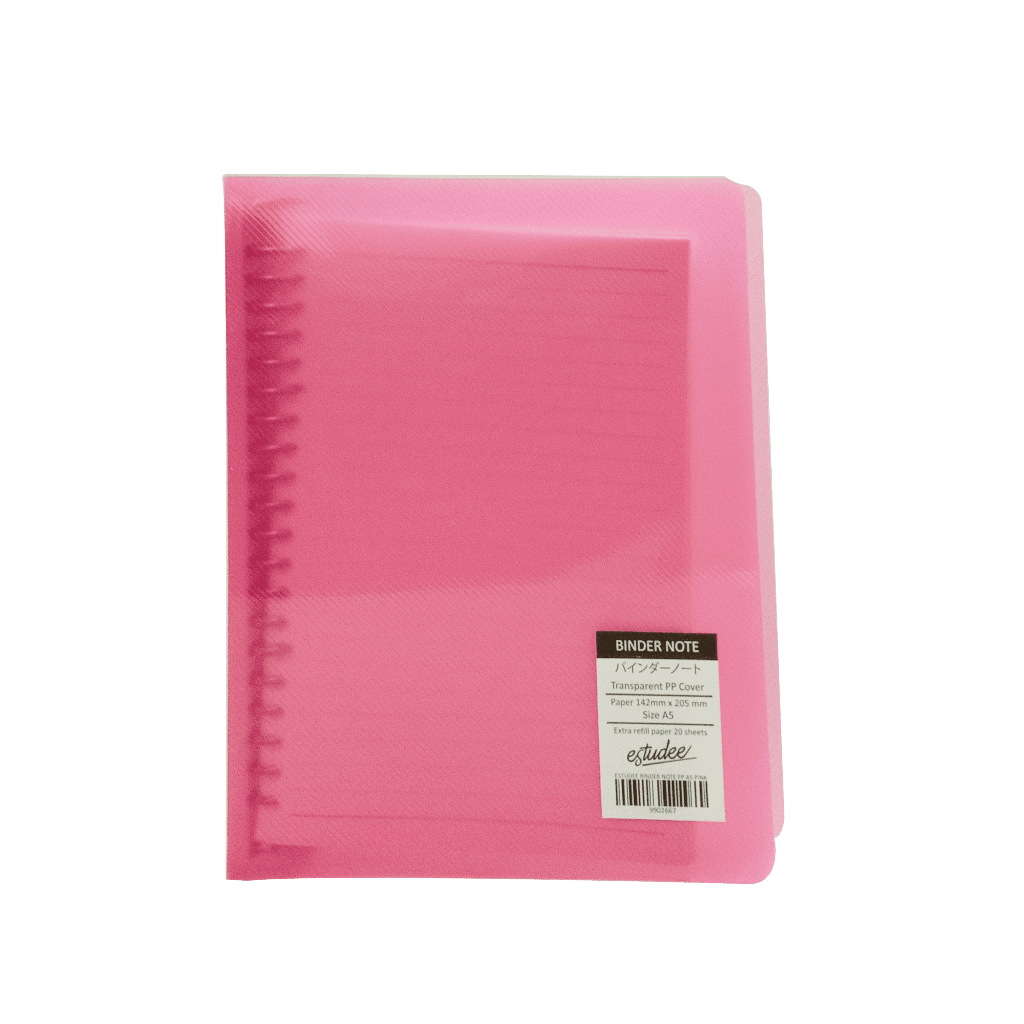 

Gramedia Basra Surabaya - Estudee Binder Note PP A5 pink