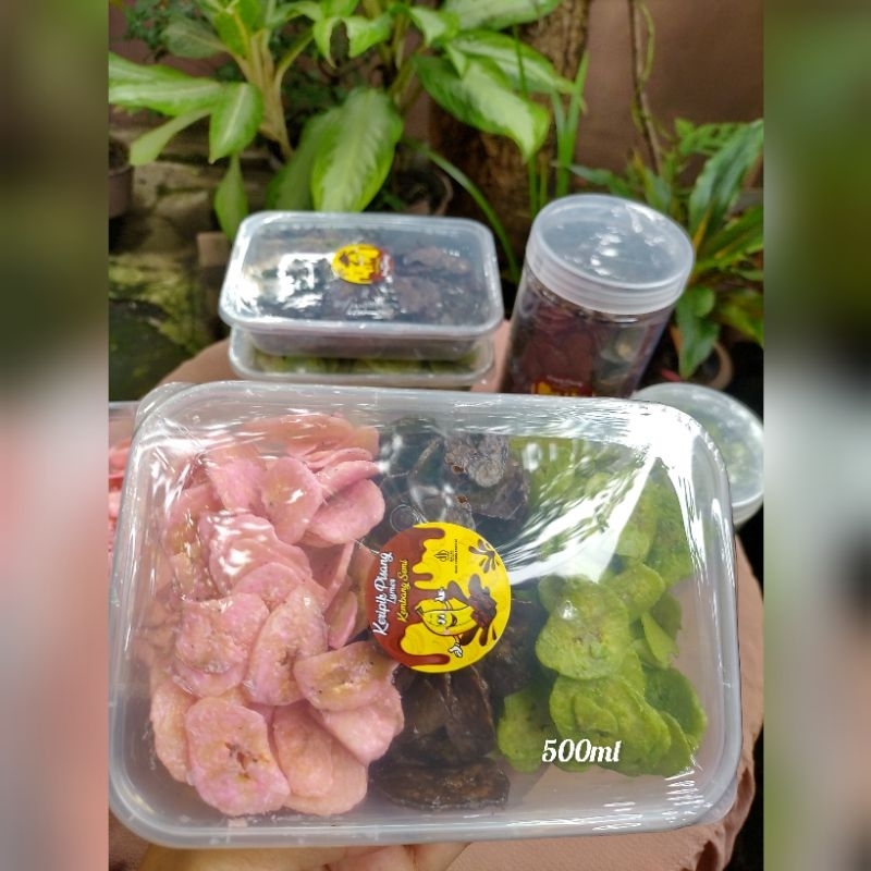 

Keripik Pisang Lumer Kembang Semi Thinwall 500ml