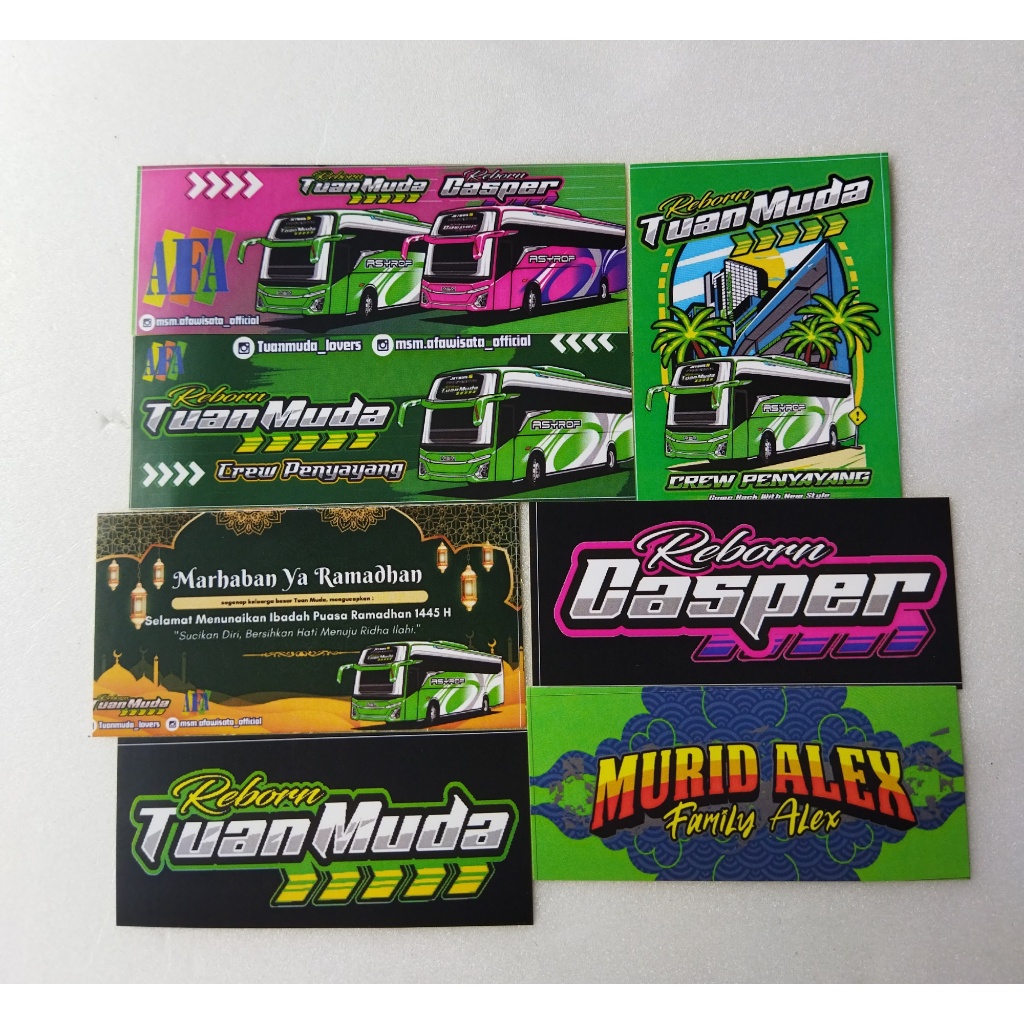 

PAKET STIKER CASPER KOLAB TUAN MUDA ASLI DARI PO