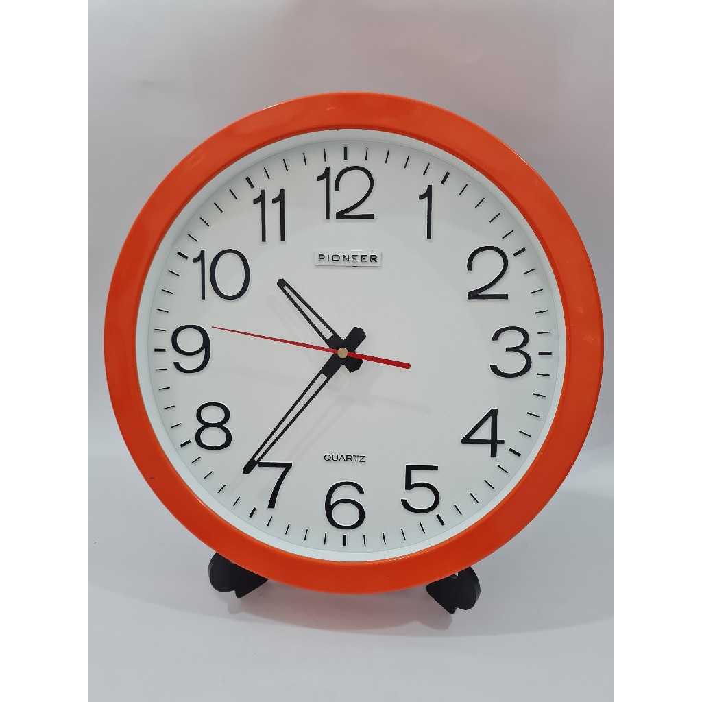 jam dinding pioneer / jam dinding makassar / jam dinding orange / jam dinding lucu