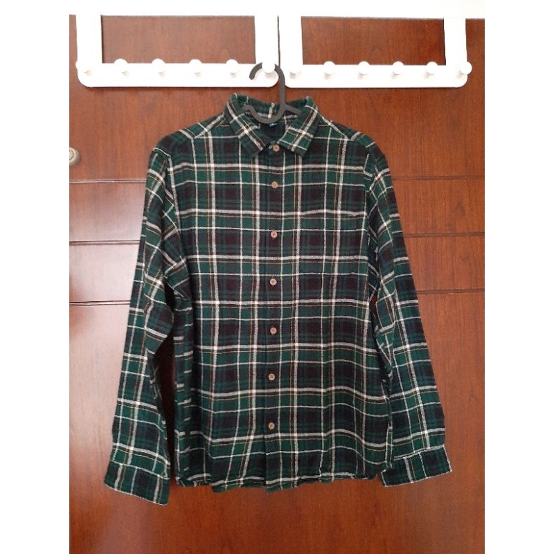 Original Flannel Uniqlo Kids - Hijau