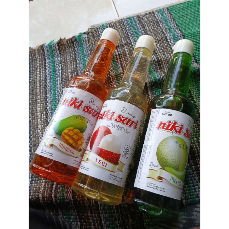 

sirup niki sari manis enak varian rasa isi 625ml berkualitas