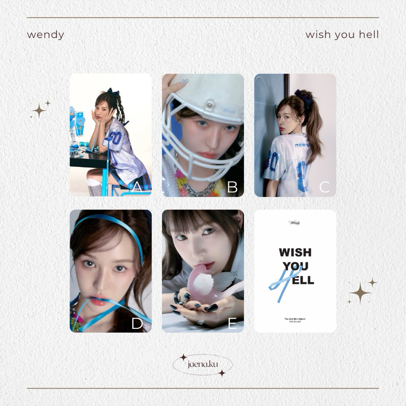 [WENDY] PHOTOCARD WISH YOU HELL WENDY UNOFFICIAL