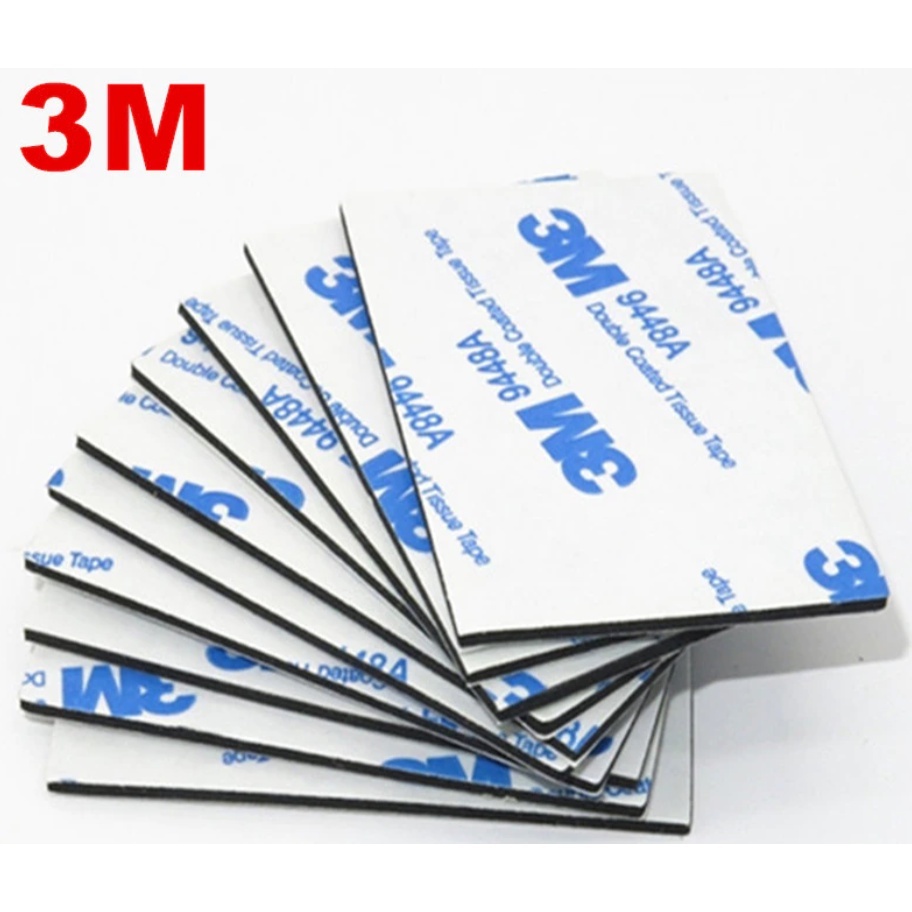 DVLIVING Double Tape 3M Solasi Bolak Balik 1CM Double Coated Tissue Adhesive Tape Foam Busa Kotak Lengket Premium - 3M DOUBLE TAPE / DOUBLETAPE / DOBELTIP 3M FOAM / LEM BOLAK BALIK 3M