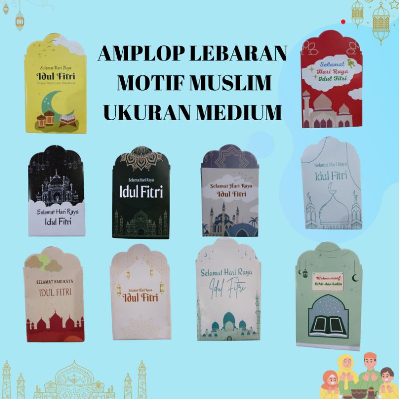 

1 PACK AMPLOP LEBARAN MUSLIM