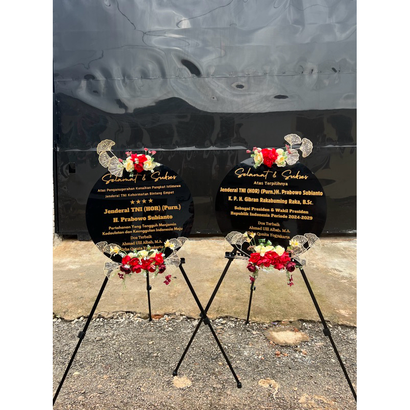 papan bunga akrilik | 1 set papan bunga akrilik | papan akrilik wisuda | papan ucapan wisuda | weddi