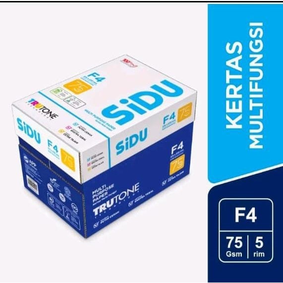 

SIDU F4 HVS Folio 75 gsm Per Dus/Karton