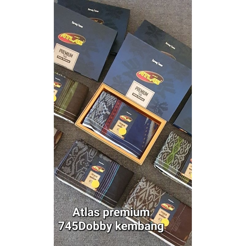 sarung Atlas premium 745 Dobby kembang