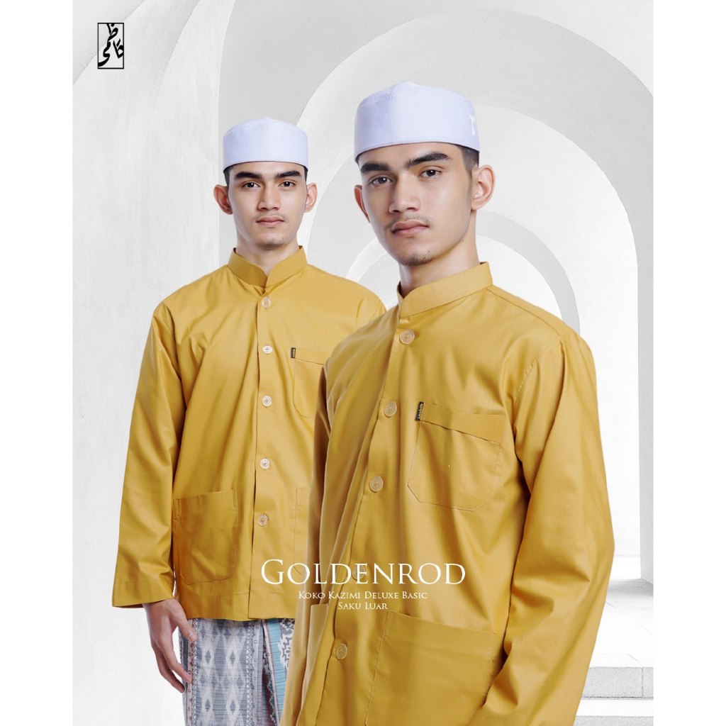 Koko Kazimi GOLDENROD (Basic & Premium ) | Baju Muslim | Koko Ammu | Koko Habaib
