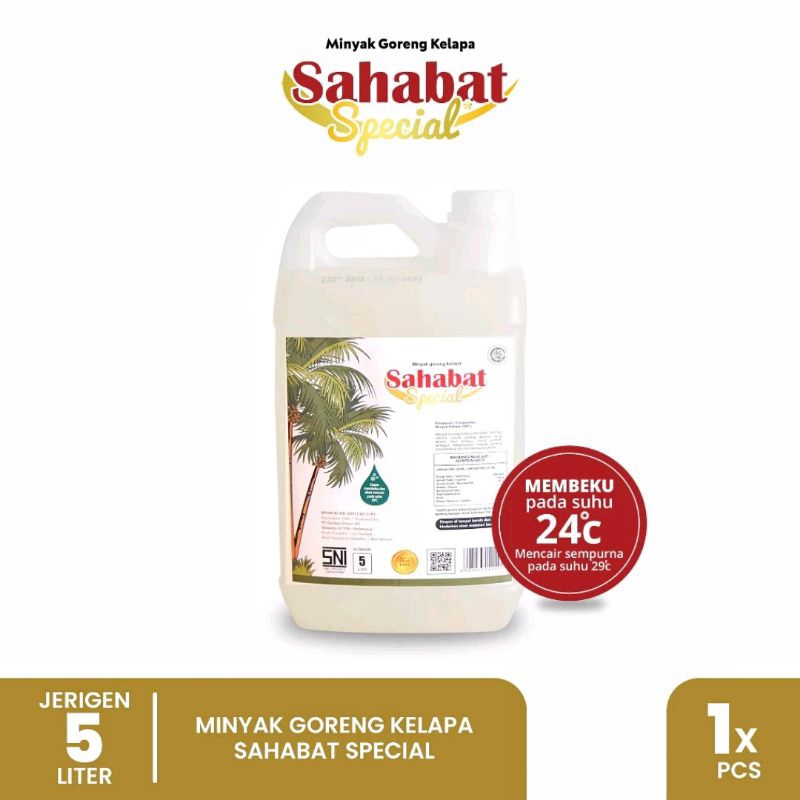 

MINYAK GORENG KELAPA SAHABAT SPECIAL JERIGEN 5 LITER