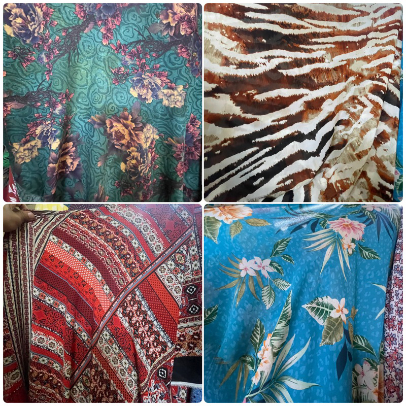 Kain Ceruty zara - Kain Zara Crepe - Kain Crepe