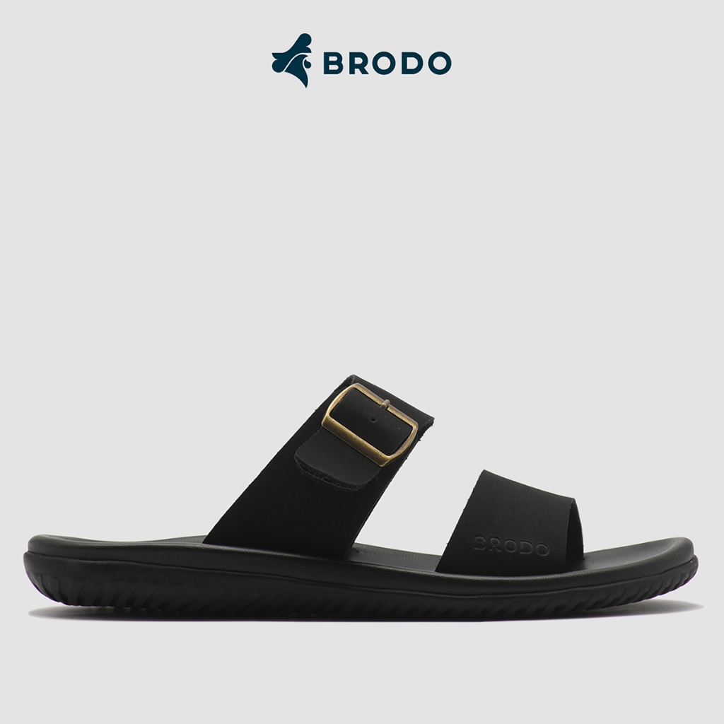 BRODO - Sandal Santoni Full Black