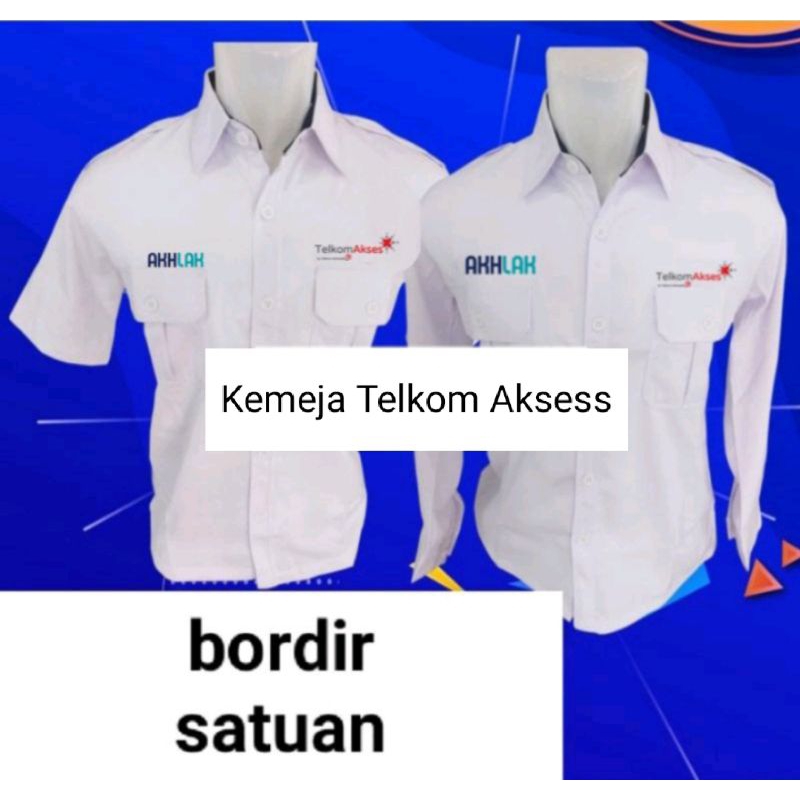 BIG SIZE KEMEJA TELKOM AKSESS BAJU TELKOM AKSES PDH TELKOM AKSESS SERAGAM TELKOM AKSESS.