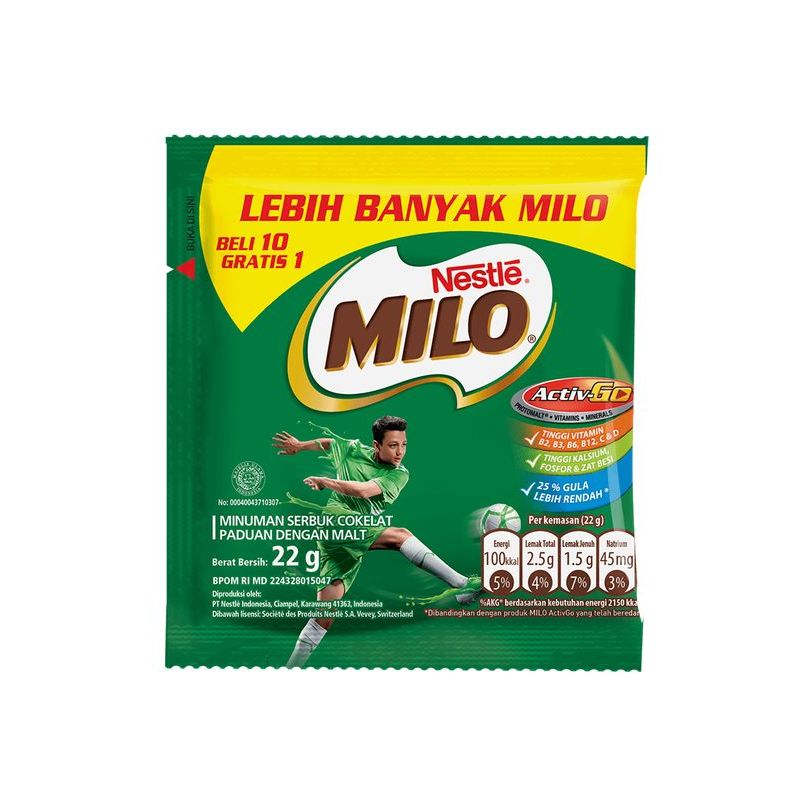 

Milo Nestle 22gr