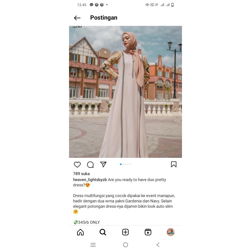 preloved zerina banu dress