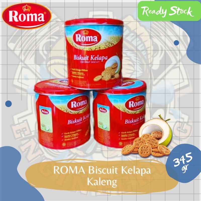 

PROMO Spesial Lebaran‼️Roma Biscuit Kelapa Kaleng 345 g