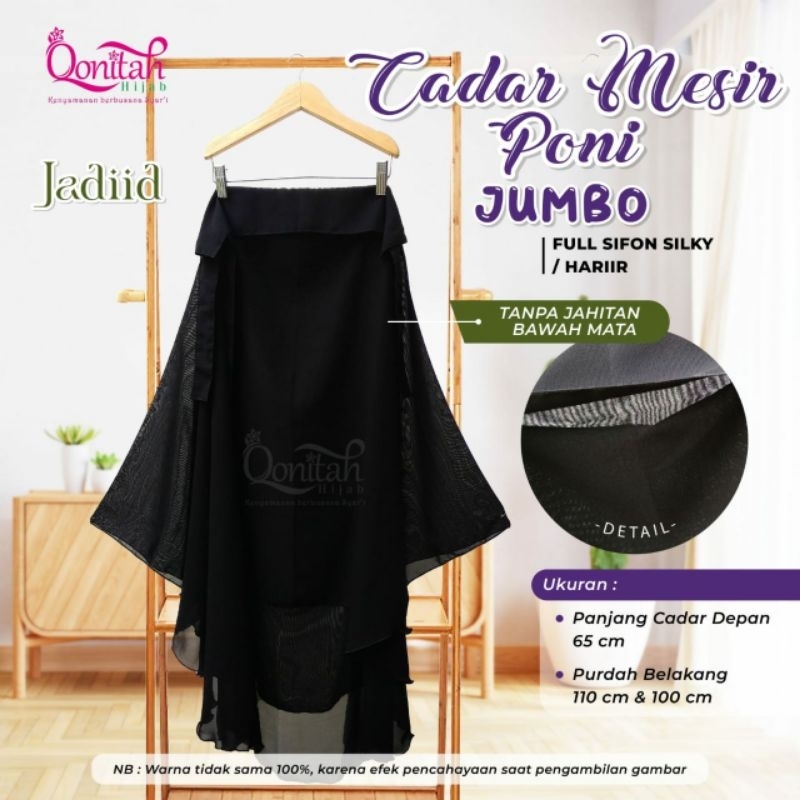Promo Cadar Mesir Poni / Cadar Mesir Non Poni Qonitah Hijab