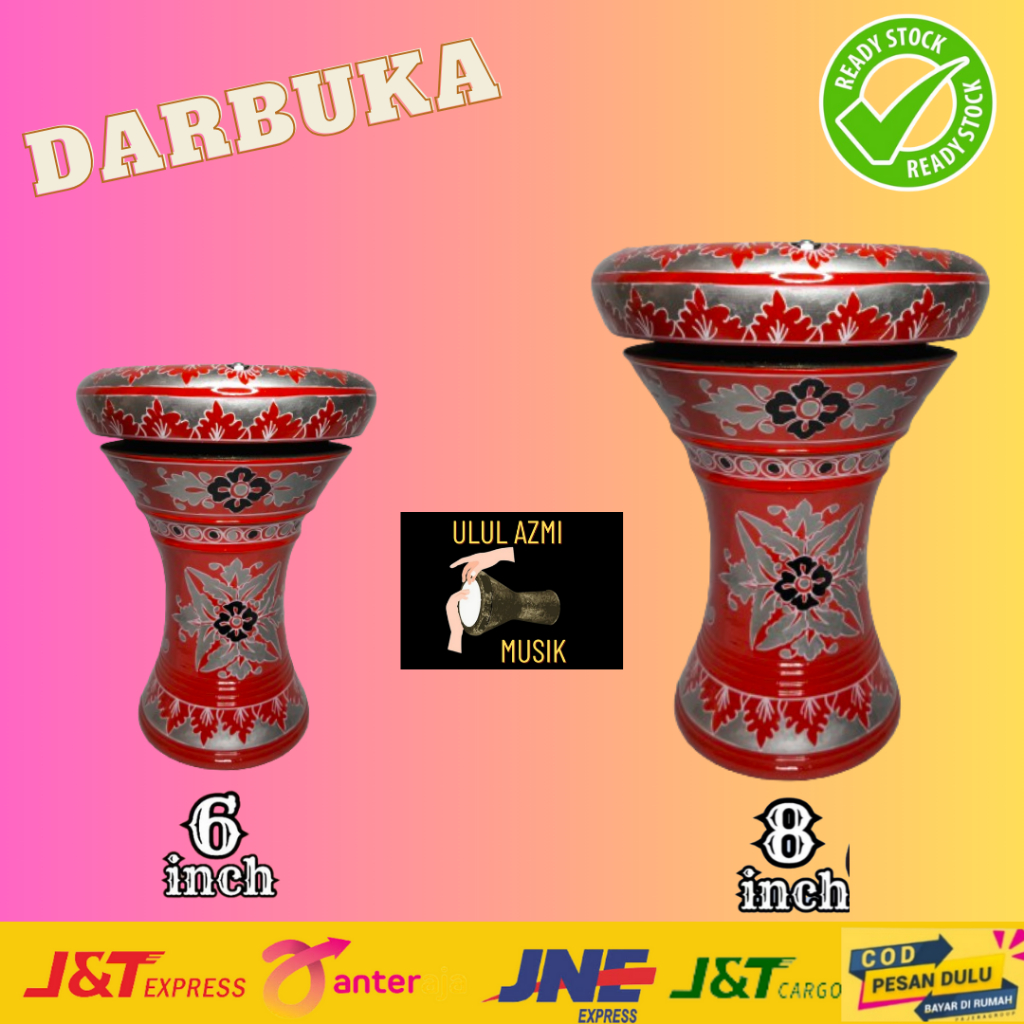 DARBUKA ANAK MURAH MIKA POWER BEAT HITAM ASLI TAIWAN  DARBUKA MINI 6 INCH MURAH