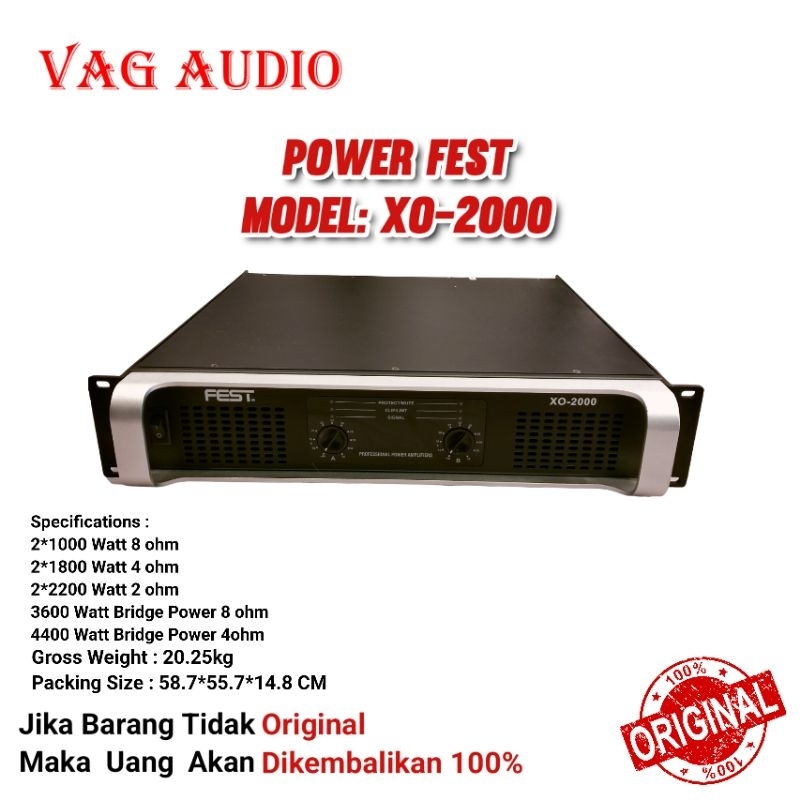 POWER FEST XO-2000, ORIGINAL FEST