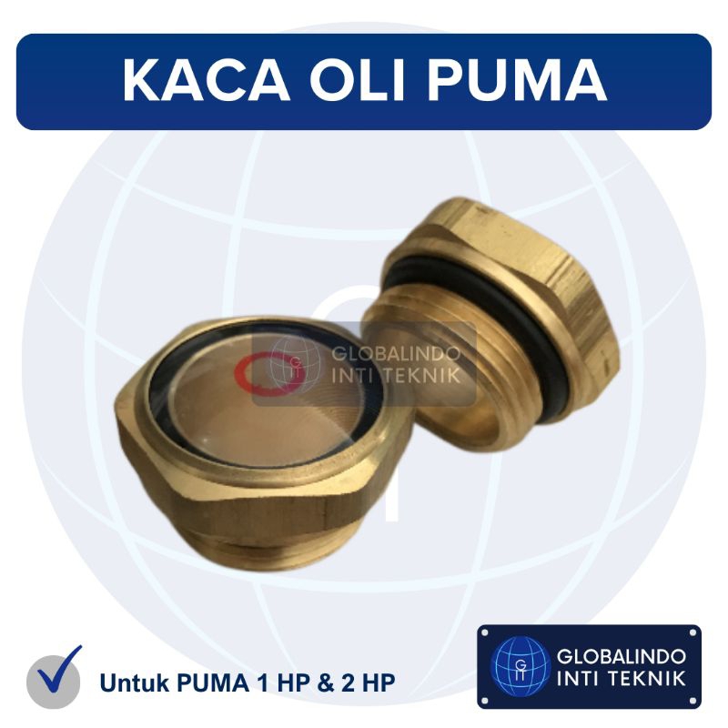 Tutup Kaca Oli Oil Gauge Kompresor Angin PUMA 1 HP & 2 HP