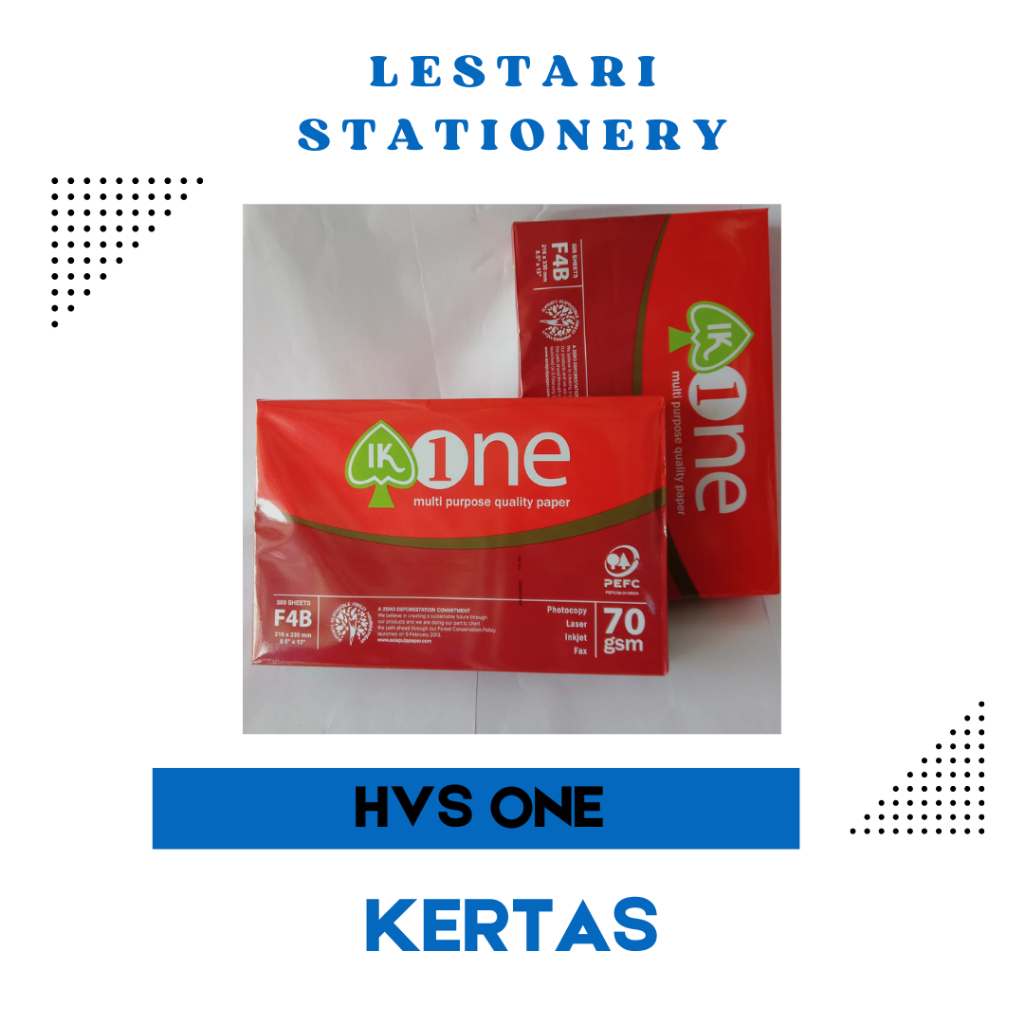 

Kertas Aone A4 | Kertas HVS A one A4 | Kertas HVS Putih | Kertas Print | Lestari Stationery