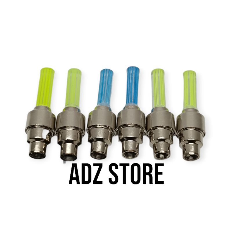 Lampu Tutup Dop Pentil Sepeda Motor Mobil Nyala